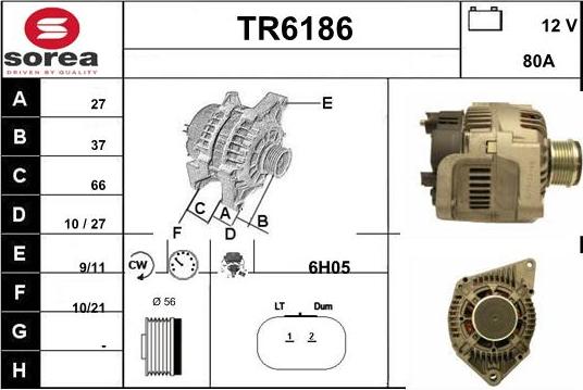 Sera TR6186 - Alternator furqanavto.az