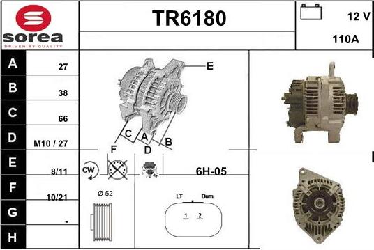 Sera TR6180 - Alternator furqanavto.az