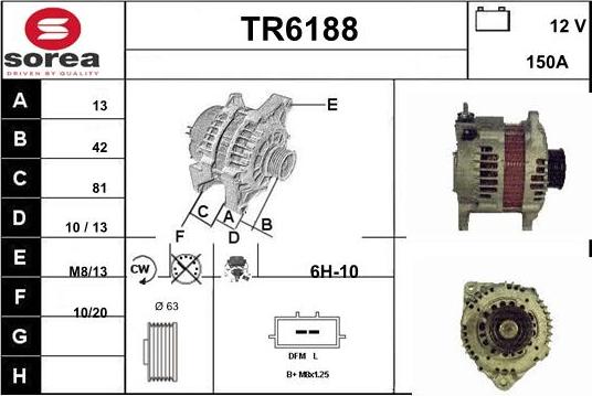 Sera TR6188 - Alternator furqanavto.az