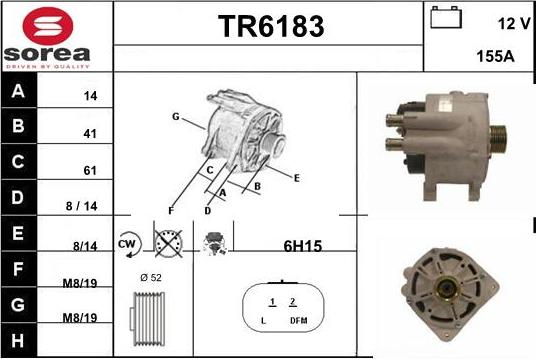 Sera TR6183 - Alternator furqanavto.az