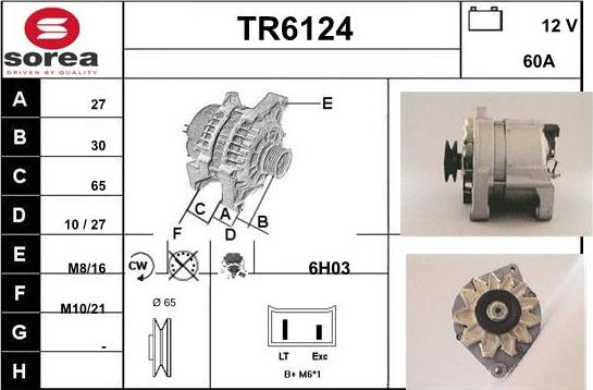 Sera TR6124 - Alternator furqanavto.az