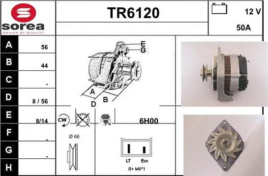 Sera TR6120 - Alternator furqanavto.az