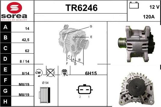 Sera TR6246 - Alternator furqanavto.az