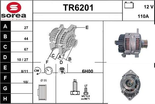 Sera TR6201 - Alternator furqanavto.az