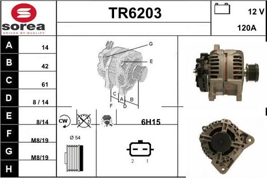 Sera TR6203 - Alternator furqanavto.az
