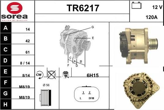 Sera TR6217 - Alternator furqanavto.az