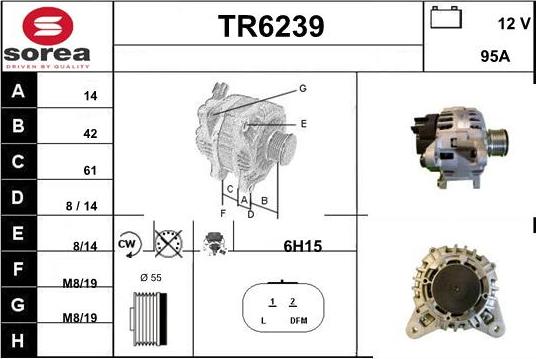 Sera TR6239 - Alternator furqanavto.az