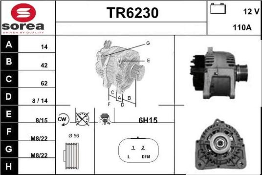 Sera TR6230 - Alternator furqanavto.az