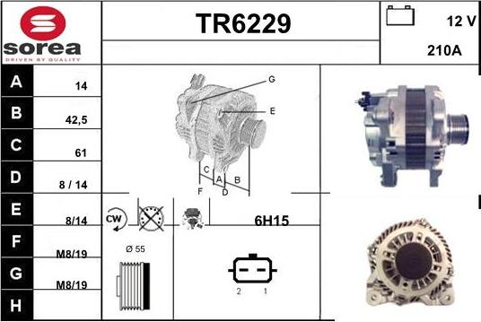 Sera TR6229 - Alternator furqanavto.az