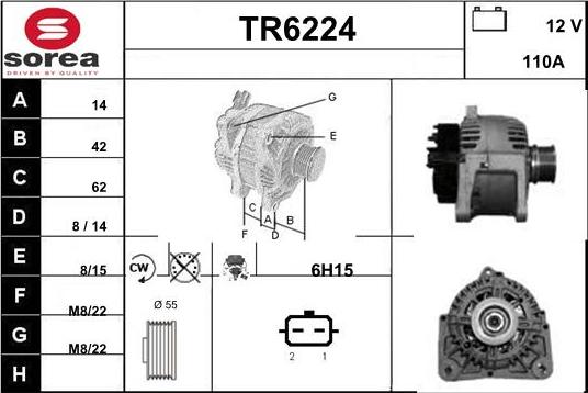 Sera TR6224 - Alternator furqanavto.az