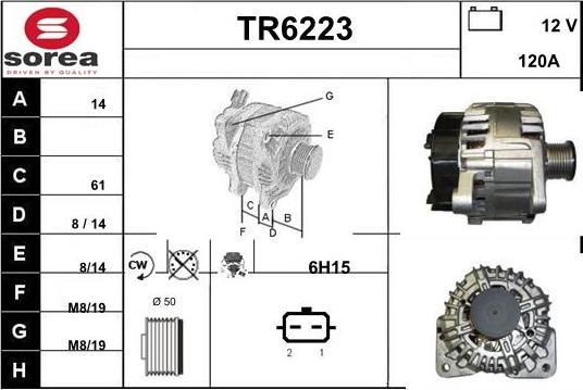 Sera TR6223 - Alternator furqanavto.az