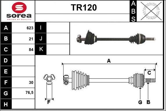 Sera TR120 - Sürücü mili furqanavto.az