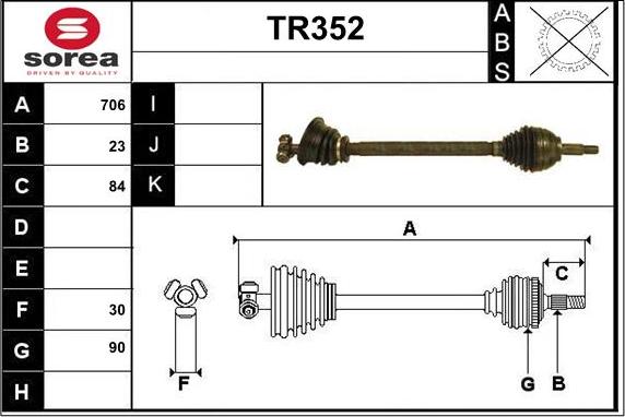 Sera TR352 - Sürücü mili furqanavto.az