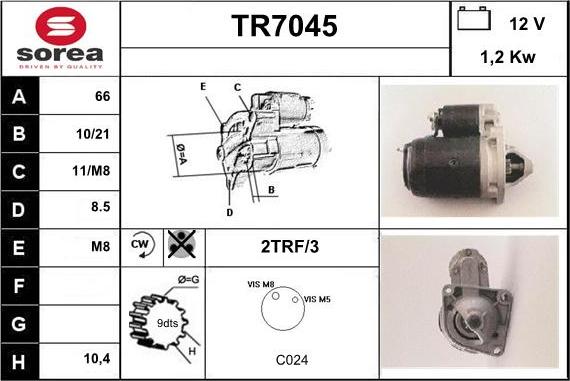 Sera TR7045 - Başlanğıc furqanavto.az