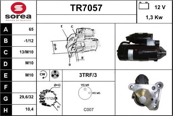 Sera TR7057 - Başlanğıc furqanavto.az