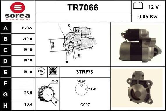 Sera TR7066 - Başlanğıc furqanavto.az