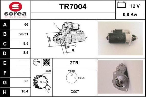 Sera TR7004 - Başlanğıc furqanavto.az