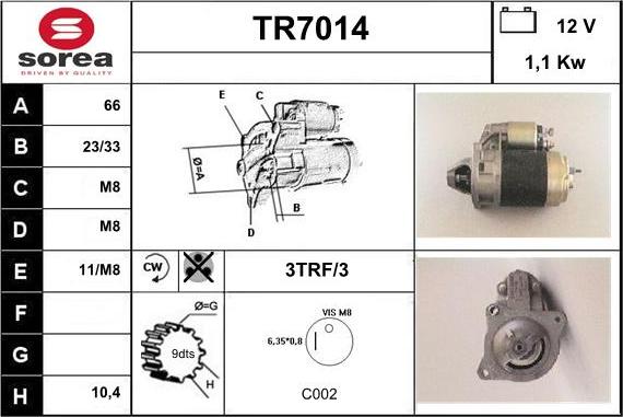 Sera TR7014 - Başlanğıc furqanavto.az