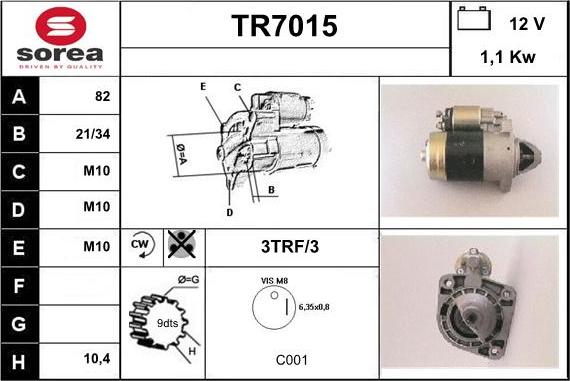 Sera TR7015 - Başlanğıc furqanavto.az