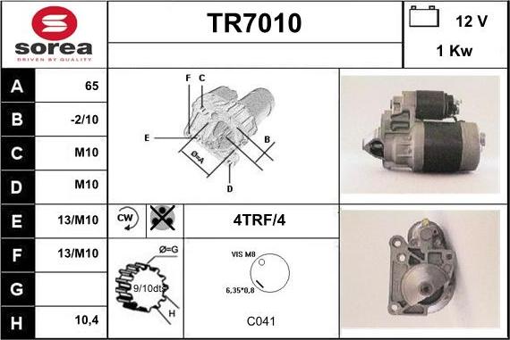 Sera TR7010 - Başlanğıc furqanavto.az