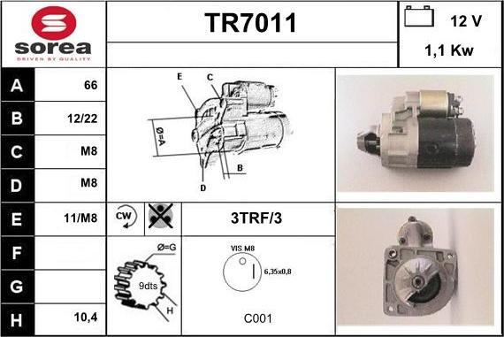 Sera TR7011 - Başlanğıc furqanavto.az