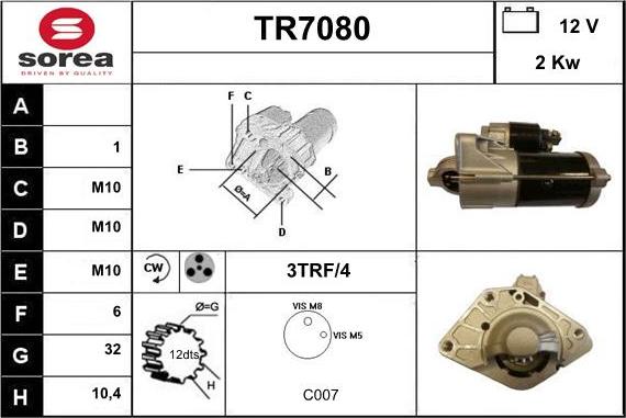 Sera TR7080 - Başlanğıc furqanavto.az