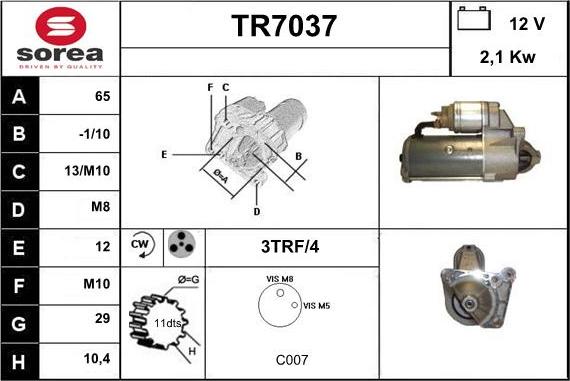 Sera TR7037 - Başlanğıc furqanavto.az