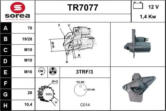 Sera TR7077 - Başlanğıc furqanavto.az