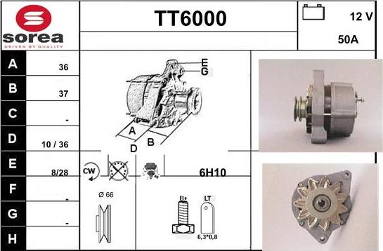 Sera TT6000 - Alternator furqanavto.az