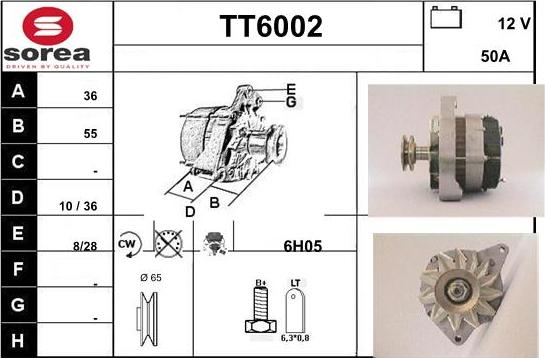 Sera TT6002 - Alternator furqanavto.az