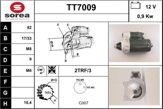 Sera TT7009 - Başlanğıc furqanavto.az