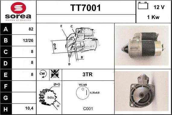 Sera TT7001 - Başlanğıc furqanavto.az