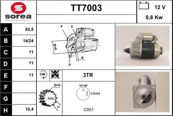 Sera TT7003 - Başlanğıc furqanavto.az