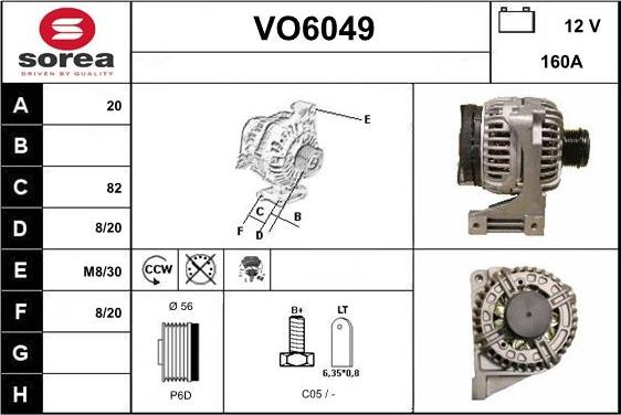 Sera VO6049 - Alternator furqanavto.az