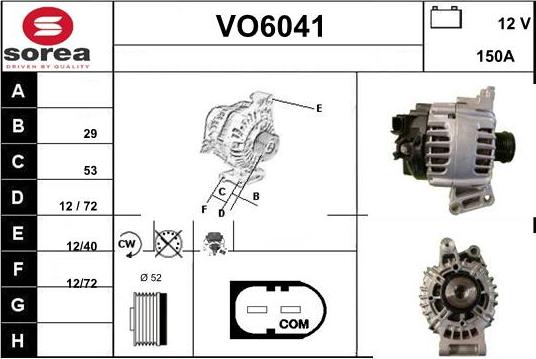 Sera VO6041 - Alternator furqanavto.az