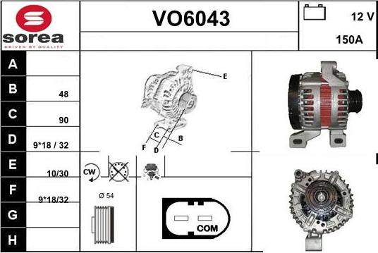 Sera VO6043 - Alternator furqanavto.az