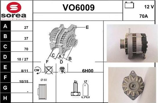 Sera VO6009 - Alternator furqanavto.az