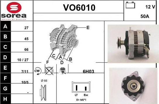 Sera VO6010 - Alternator furqanavto.az