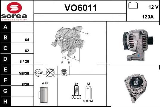 Sera VO6011 - Alternator furqanavto.az