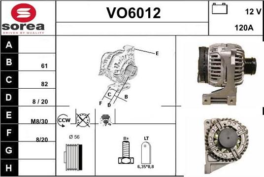 Sera VO6012 - Alternator furqanavto.az