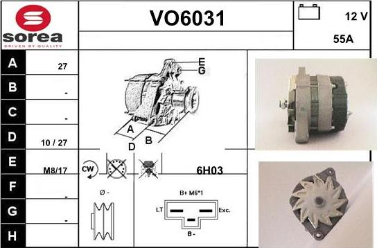 Sera VO6031 - Alternator furqanavto.az