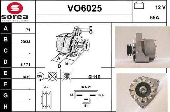 Sera VO6025 - Alternator furqanavto.az