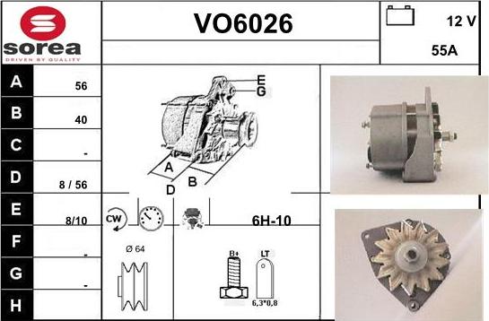 Sera VO6026 - Alternator furqanavto.az