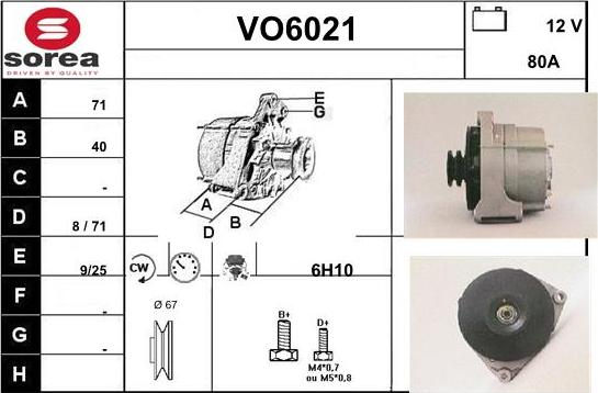 Sera VO6021 - Alternator furqanavto.az
