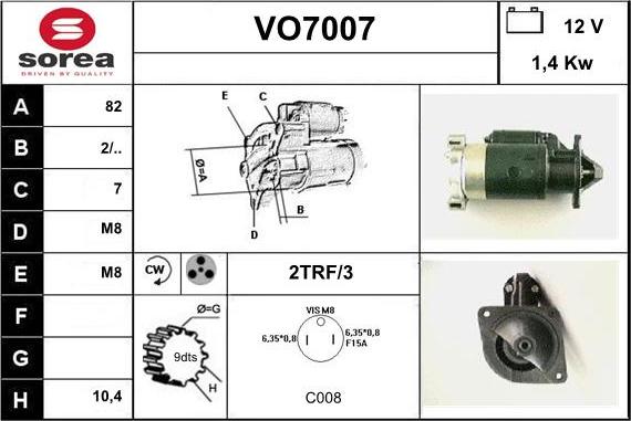 Sera VO7007 - Başlanğıc furqanavto.az