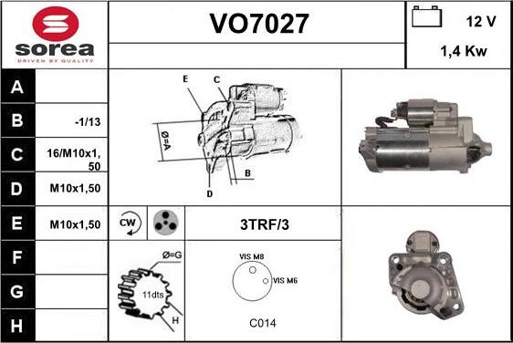 Sera VO7027 - Başlanğıc furqanavto.az