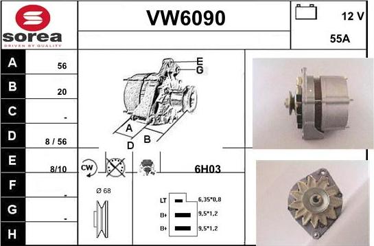 Sera VW6090 - Alternator furqanavto.az