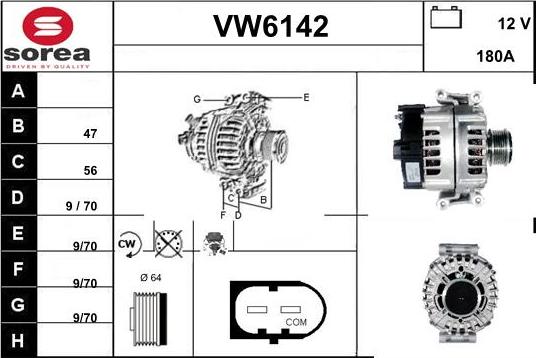 Sera VW6142 - Alternator furqanavto.az