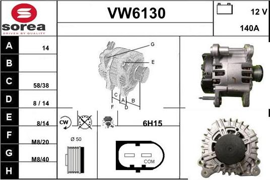 Sera VW6130 - Alternator furqanavto.az