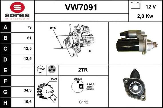 Sera VW7091 - Başlanğıc furqanavto.az